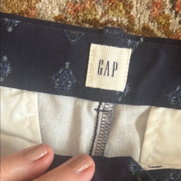 GAP Navy Patterned Pants - Picture 3 of 7